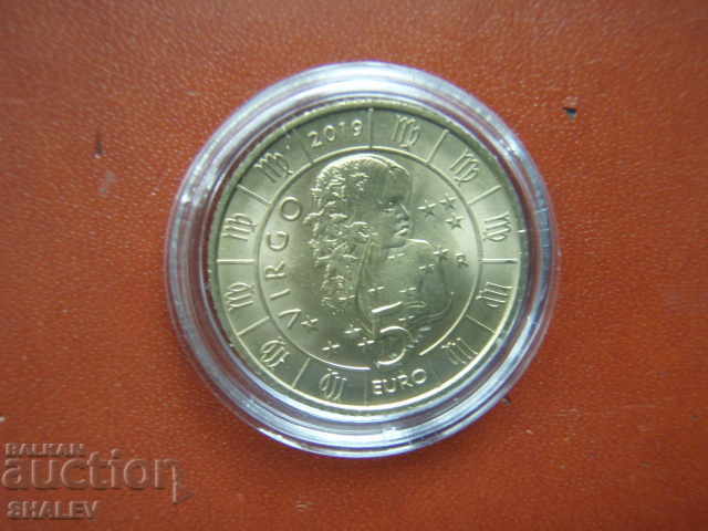 5 Euro 2019 San Marino "Virgo" - Unc (zodiac - virgo) - 5 5 Euro 2019 San Marino "Virgo" - Unc (zodiac - virgo) - 5
