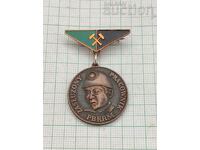 DESERVED WORKER MINING COMPANY POLAND OLD BADGE