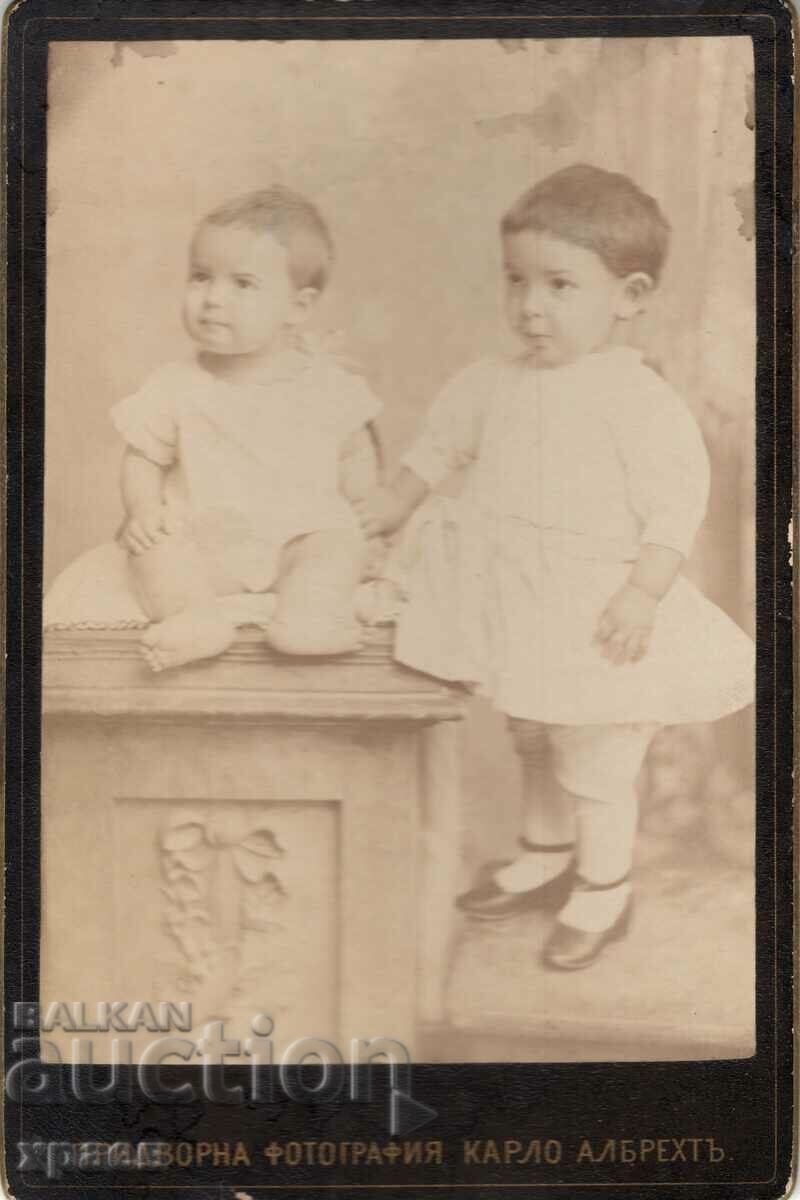 ΠΑΛΙΑ ΦΩΤΟΓΡΑΦΙΑ - ΧΑΡΤΟ - Κ. ΑΛΜΠΡΕΧΤ - ΒΑΡΝΑ - 2871