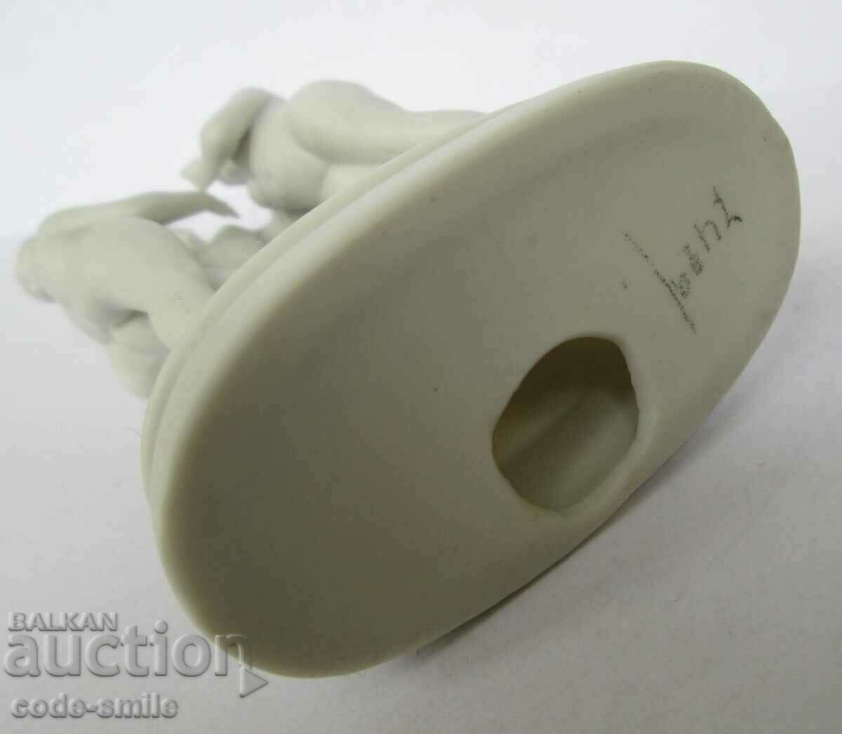 Old porcelain statuette figure "The Three Graces" porcelain - 5 Old porcelain statuette figure "The Three Graces" porcelain - 5