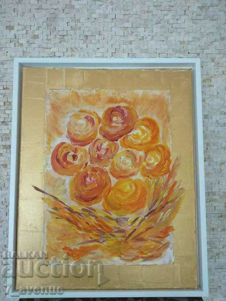 Original acrylic painting on canvas, 50/40 cm, with frame with price 399.00 BGN | € 204.01 Original acrylic painting on canvas, 50/40 cm, with frame with price 399.00 BGN | € 204.01