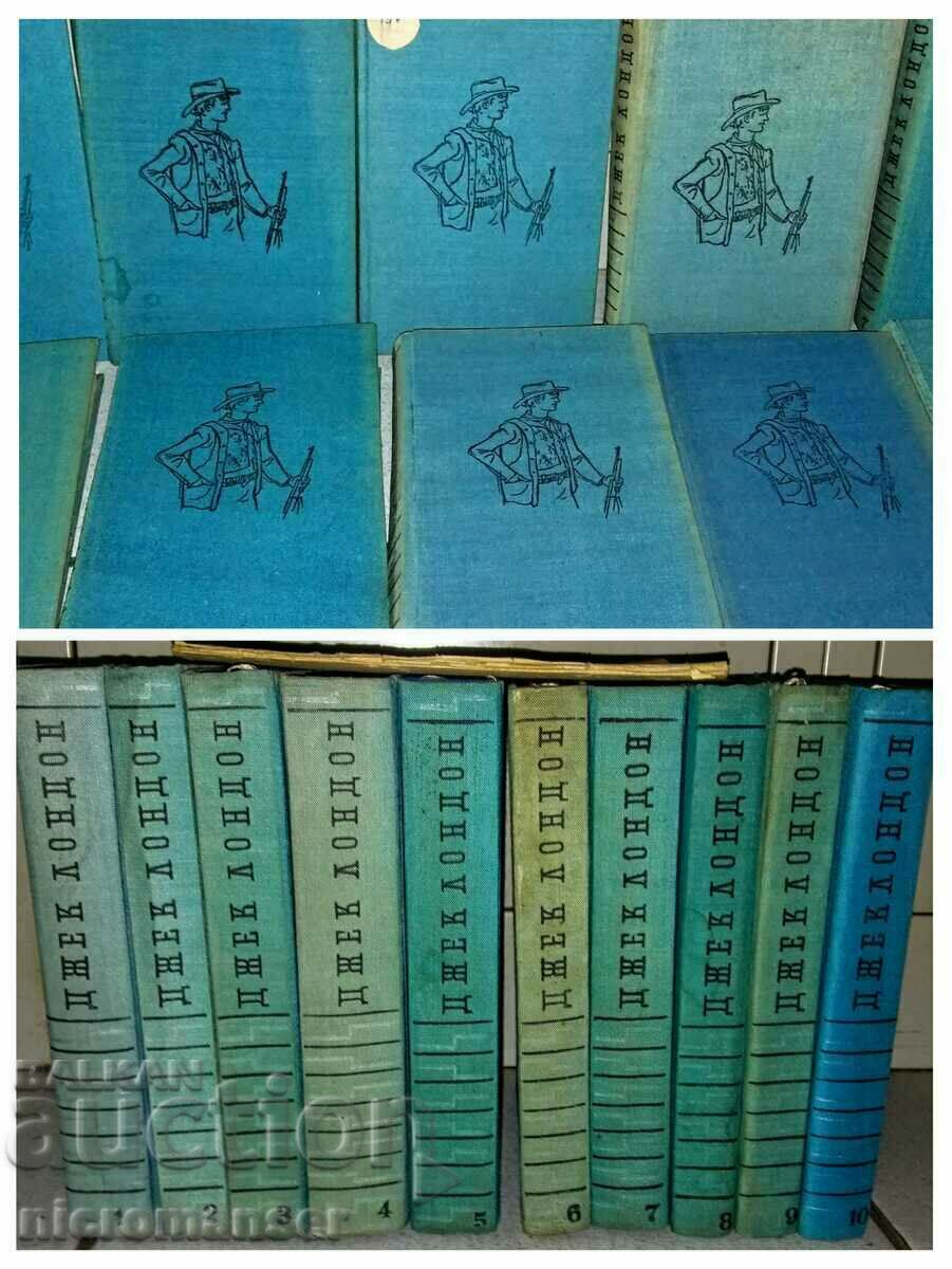 Jack London, Selected Works in 10 Volumes Plus Bonus.