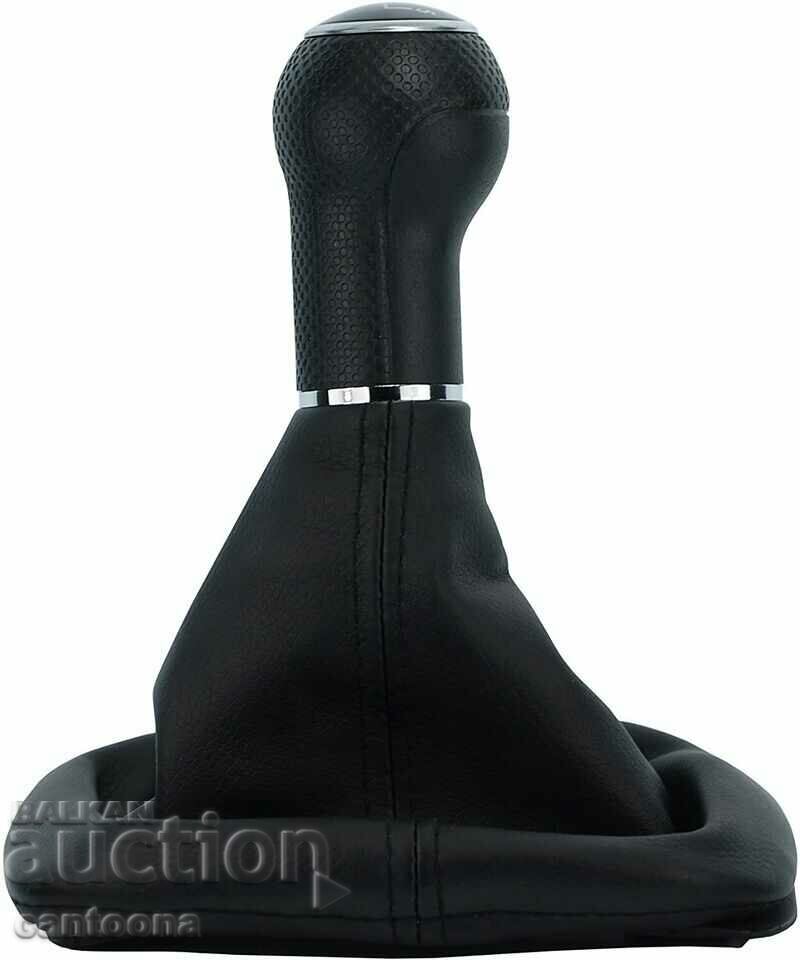 Manșon din piele cu bilă pentru maneta de viteze Golf IV, Bora, Leon cu preț 24.99 BGN | € 12.78 Manșon din piele cu bilă pentru maneta de viteze Golf IV, Bora, Leon cu preț 24.99 BGN | € 12.78