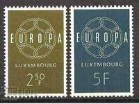 Люксембург 1959 Eвропа CEПT (**) чиста, неклеймована серия