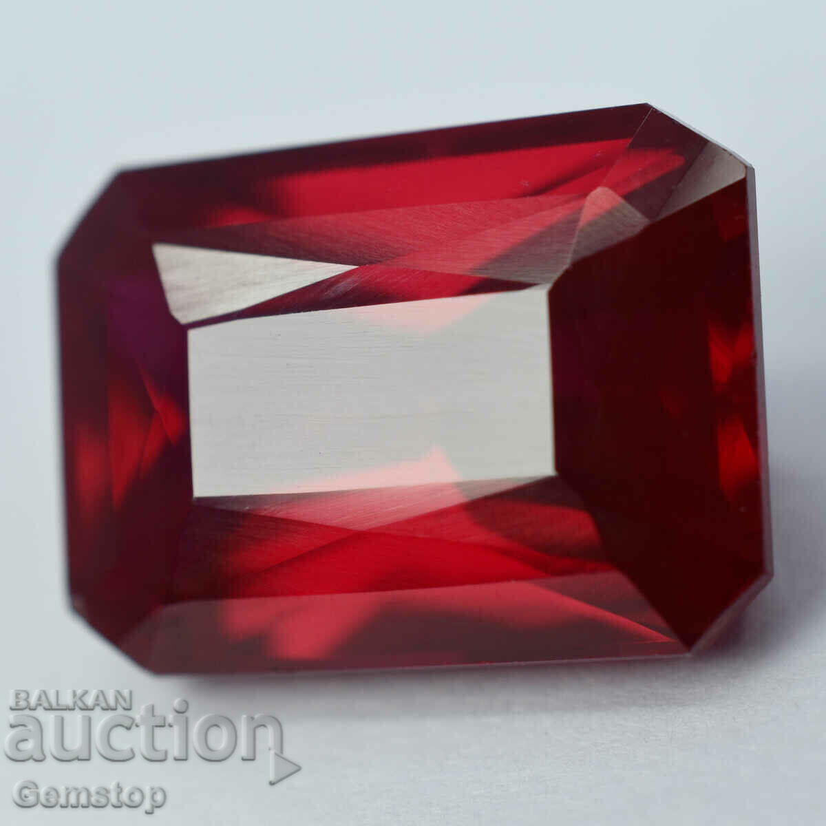 BZC! 4.35 carat natural ruby emerald cert. GGL of 1 st.