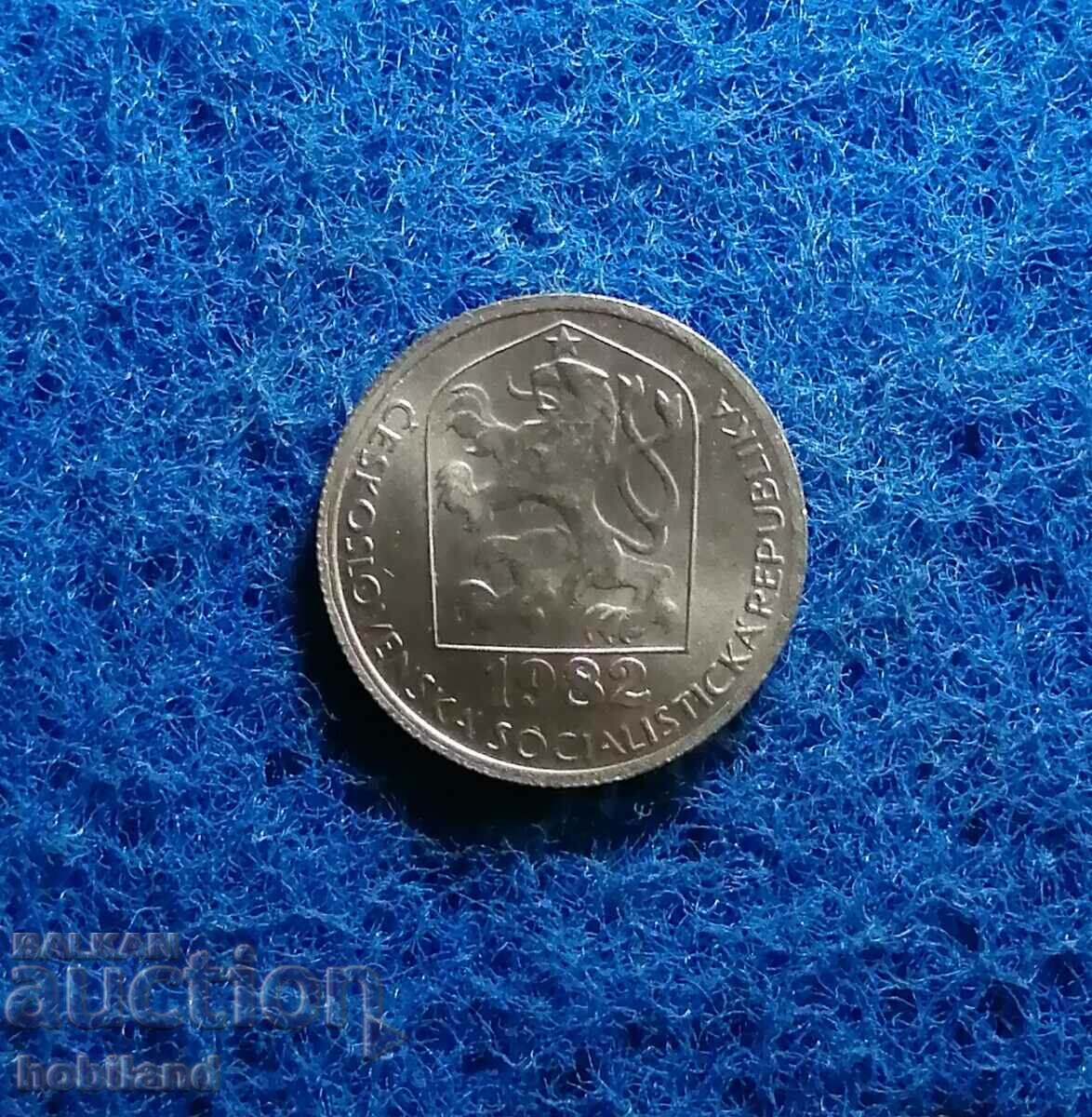 50 Halers Τσεχοσλοβακία 1982 νομισματοκοπείο με τιμή 4.00 BGN | € 2.05 50 Halers Τσεχοσλοβακία 1982 νομισματοκοπείο με τιμή 4.00 BGN | € 2.05