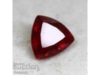 BZC! 4.00 ct natural ruby trillion cert. GGL from 1 st.