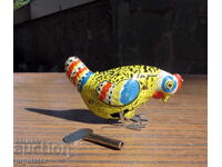 Ρωσική λαμαρίνα μηχανική κότα παιχνιδιών με κλειδί