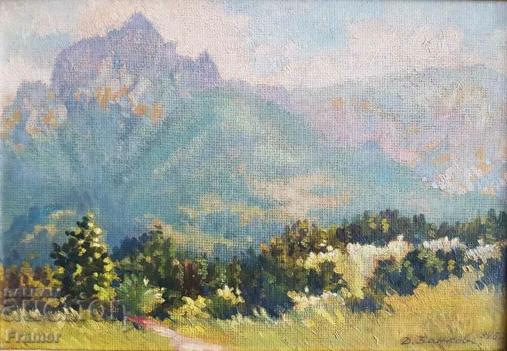 Doncho Zankov 1893-1960 Maragidik seen from the village of Ostrets 45 with price 1370.00 BGN | € 700.47 Doncho Zankov 1893-1960 Maragidik seen from the village of Ostrets 45 with price 1370.00 BGN | € 700.47