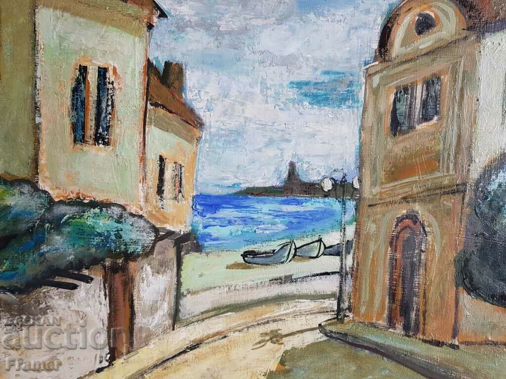 Доставка на Петко Серкерджиев - Penser Край морето 1991 год. маслени бои Доставка на Петко Серкерджиев - Penser Край морето 1991 год. маслени бои