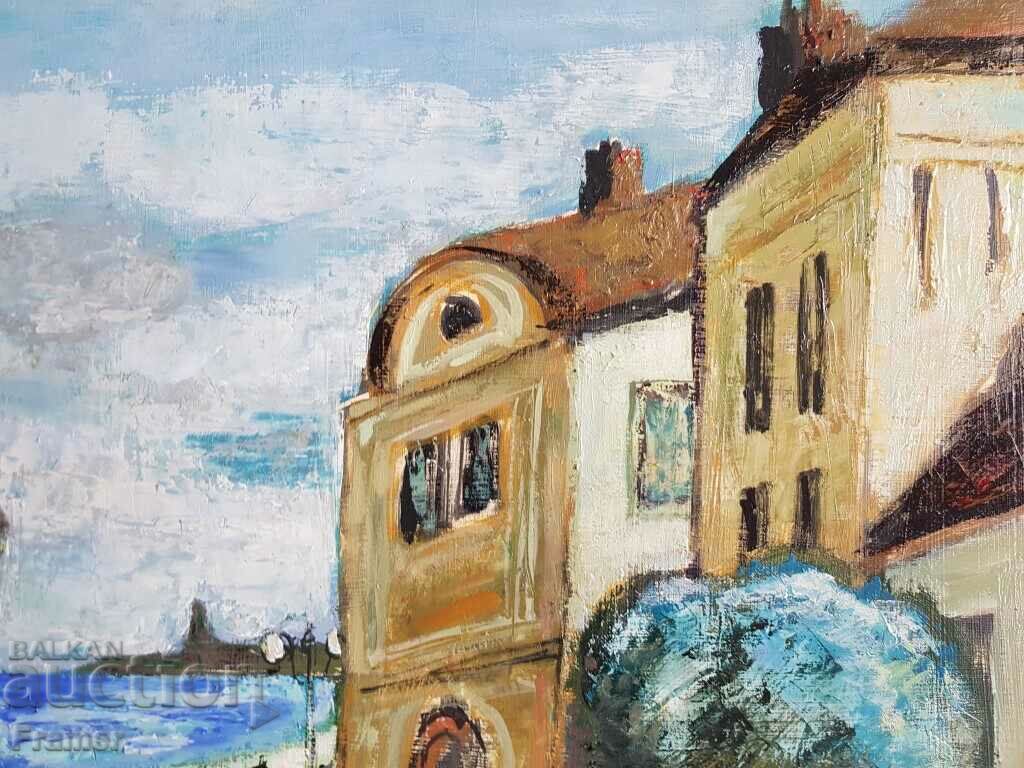 Петко Серкерджиев - Penser Край морето 1991 год. маслени бои - 5 Петко Серкерджиев - Penser Край морето 1991 год. маслени бои - 5