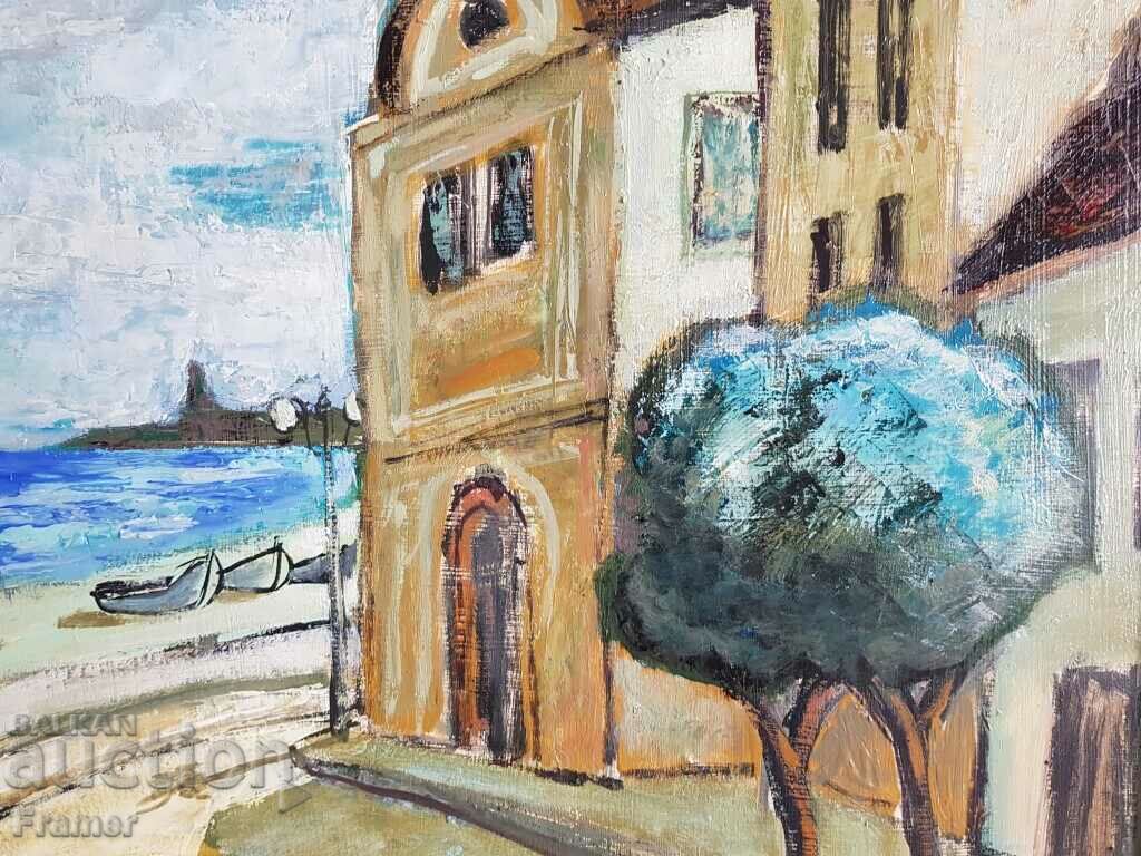 Петко Серкерджиев - Penser Край морето 1991 год. маслени бои - 6 Петко Серкерджиев - Penser Край морето 1991 год. маслени бои - 6