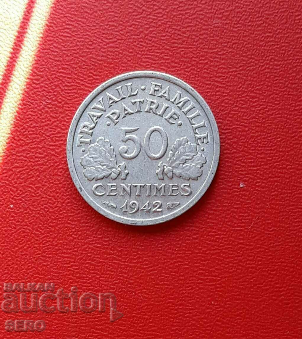 Франция/германската окупация/-50 цента 1942