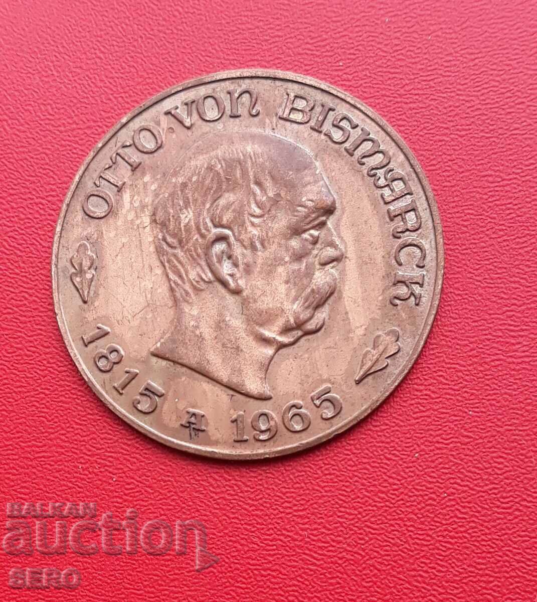 Germania-GDR-medalie 1965-Bismarck 1815-1965