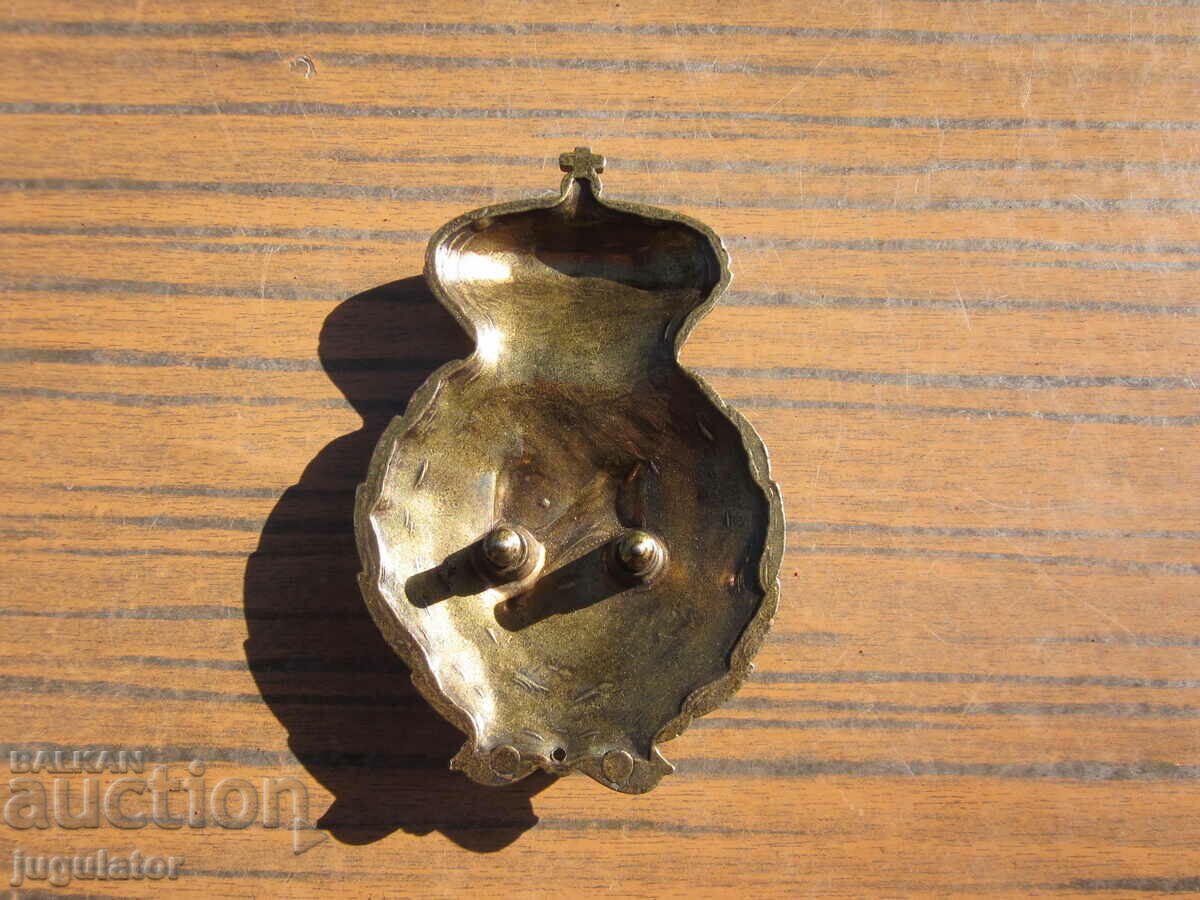 Delivery of old metal applique emblem insignia of napoleon