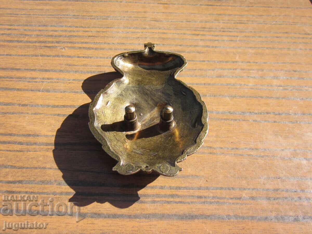 old metal applique emblem insignia of napoleon - 5