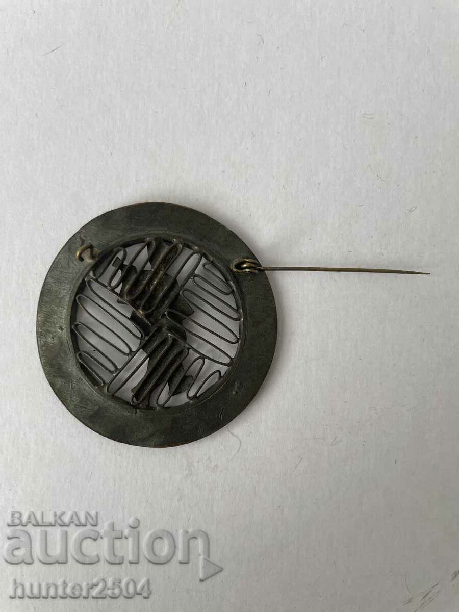 Brooch Gudular-old, copper, 4 cm with price 19.95 BGN | € 10.20 Brooch Gudular-old, copper, 4 cm with price 19.95 BGN | € 10.20