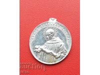 Religious Medallion - Saint Bernardo Ptolemy 1272-1348 - Theologian
