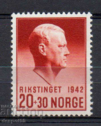 1942. Норвегия. Куислинг, ръководител на правителството.