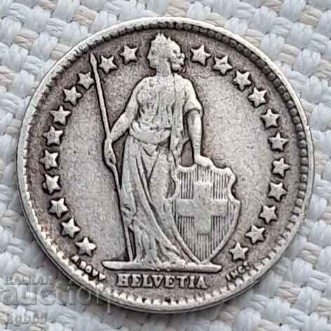 1/2 Φράγκο 1920 Ελβετία. F-3 με τιμή € 6.00 | 11.73 BGN 1/2 Φράγκο 1920 Ελβετία. F-3 με τιμή € 6.00 | 11.73 BGN