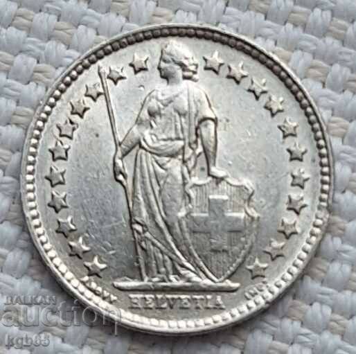 1/2 franc 1942 Switzerland. F-5 with price 6.95 BGN | € 3.55 1/2 franc 1942 Switzerland. F-5 with price 6.95 BGN | € 3.55
