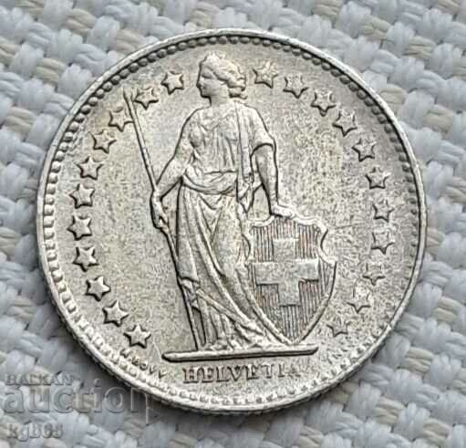 1/2 franc 1945 Switzerland. F-6 with price 6.95 BGN | € 3.55 1/2 franc 1945 Switzerland. F-6 with price 6.95 BGN | € 3.55