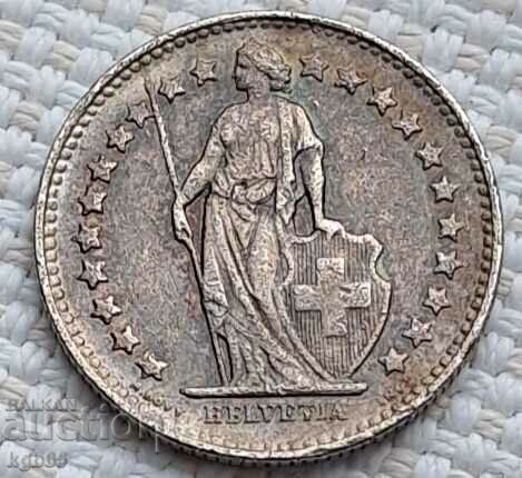 1/2 franc 1945 Switzerland. F-7 with price 6.95 BGN | € 3.55 1/2 franc 1945 Switzerland. F-7 with price 6.95 BGN | € 3.55