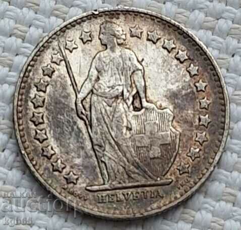 1/2 franc 1945 Switzerland. F-8 with price € 7.00 | 13.69 BGN