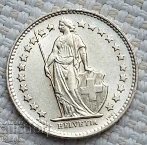1/2 franc 1948 Elveția. F-10 cu preț 6.95 BGN | € 3.55 1/2 franc 1948 Elveția. F-10 cu preț 6.95 BGN | € 3.55