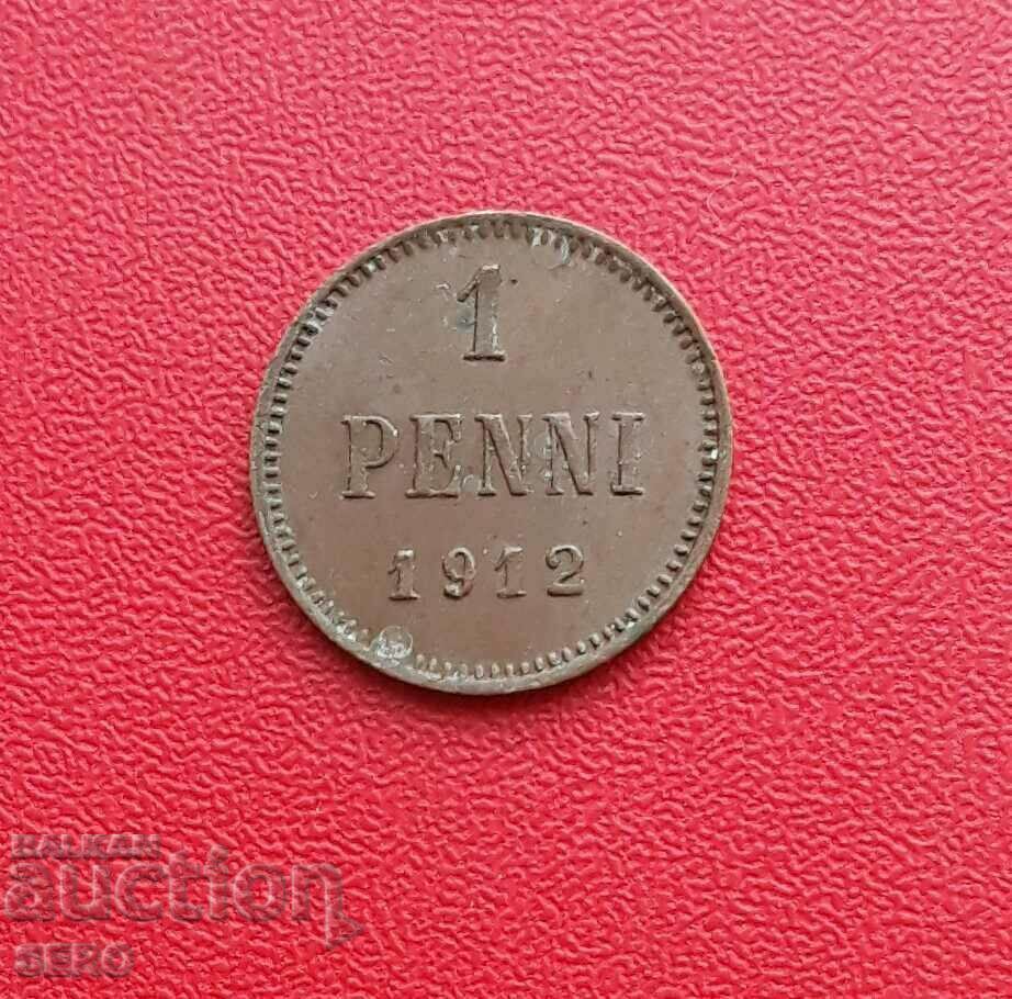Rusia/pentru Finlanda/-1 penny 1912
