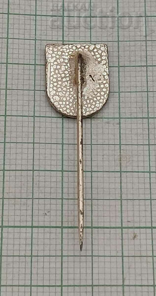 DRESDEN GDR GERMANY COAT OF ARMS LOGO BADGE ENAMEL with price 5.00 BGN | € 2.56