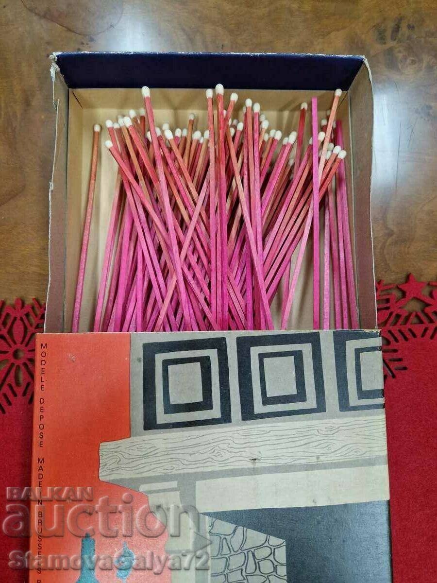 Huge antique collectible fireplace match - 6 Huge antique collectible fireplace match - 6