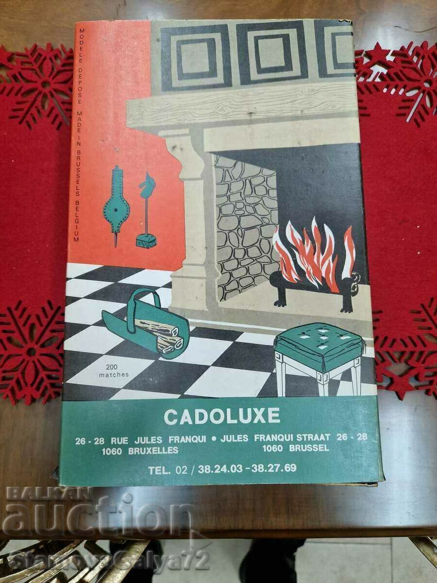 Huge antique collectible fireplace match Huge antique collectible fireplace match