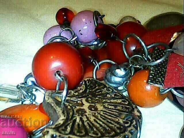 Beautiful necklace for traditional costume with natural stones and silver - 5 Beautiful necklace for traditional costume with natural stones and silver - 5