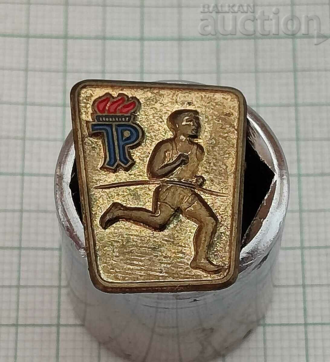 GDR JP SPORTS LOGO BADGE