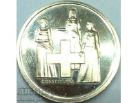 Switzerland 5 φράγκα 1974 Prooflike κουτί πατίνας