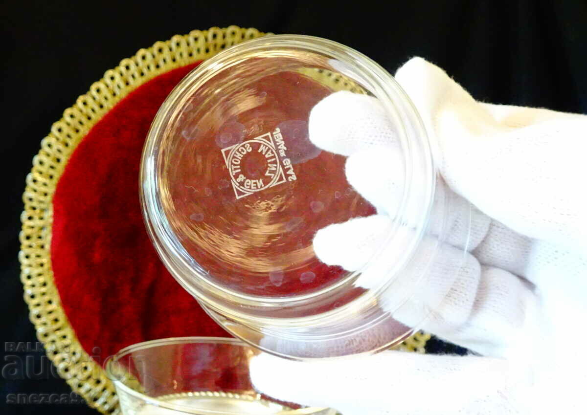 Silver-plated brass cup, thermal glass. - 5 Silver-plated brass cup, thermal glass. - 5