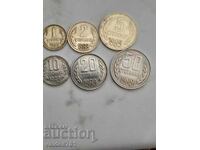 Πολλά βουλγαρικά νομίσματα 1989