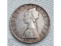 500 лири сребро 1958 г. Италия . Ж-1