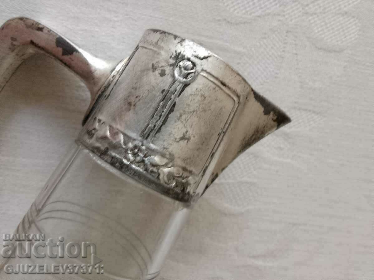 Jug cut glass art nouveau style with price 189.00 BGN | € 96.63 Jug cut glass art nouveau style with price 189.00 BGN | € 96.63