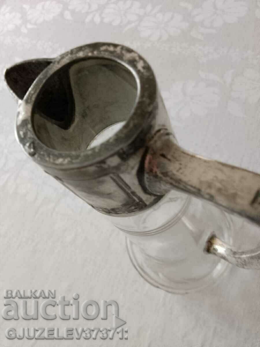 Delivery of Jug cut glass art nouveau style Delivery of Jug cut glass art nouveau style