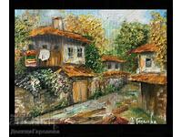 Denitsa Garelova oil painting "The Way Home" 20/25
