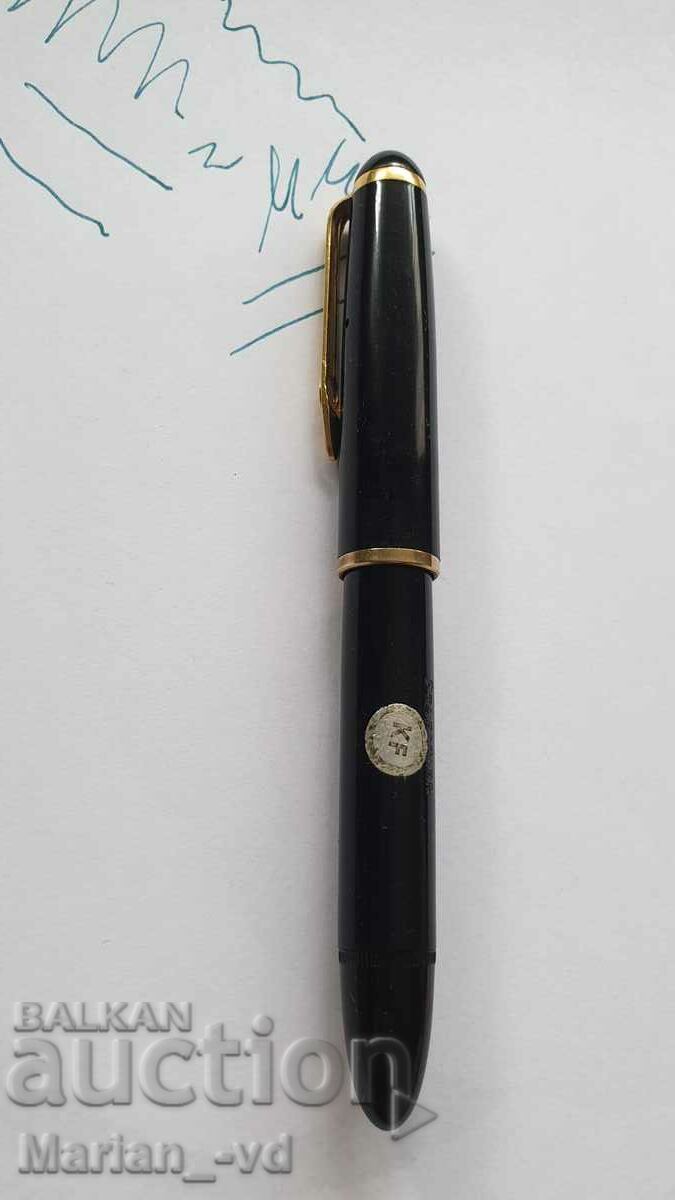 STAEDTLER Vintage fountain pen black celluloid - 14k gold nib