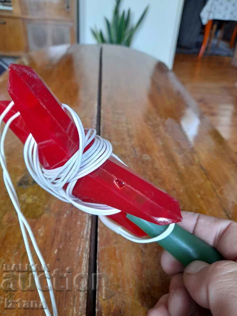 Delivery of Old peak, star for the Christmas tree