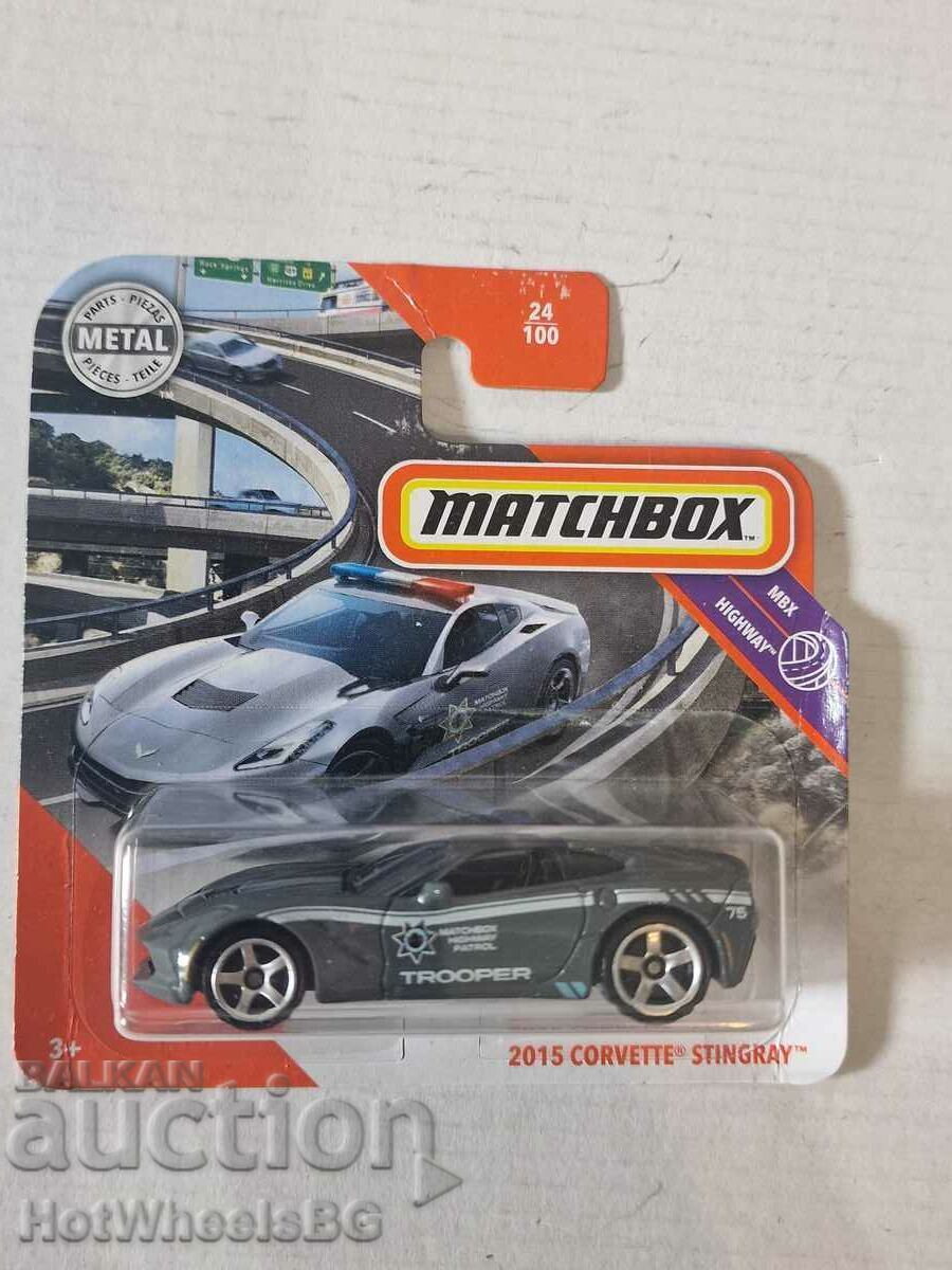 Auction Matchbox - 2015 CORVETTE STINGRAY Auction Matchbox - 2015 CORVETTE STINGRAY