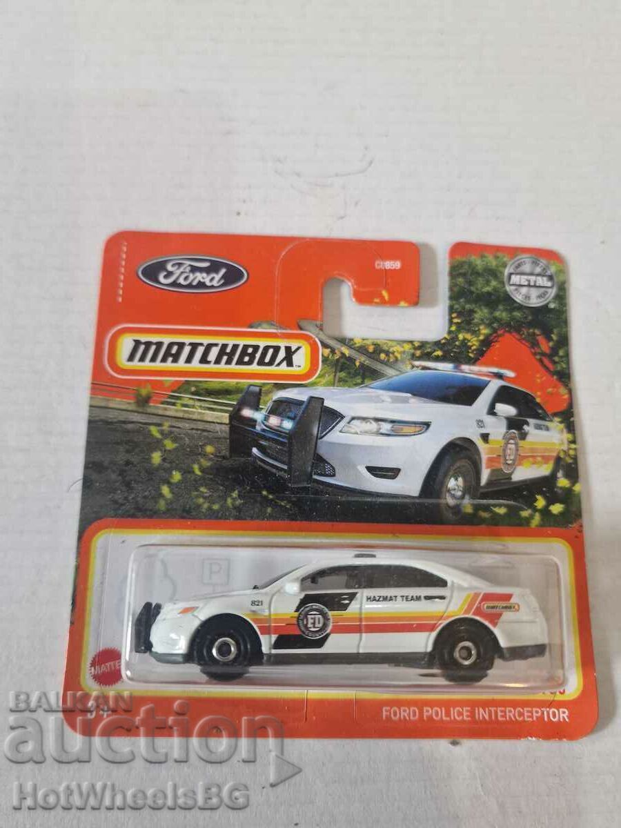 Auction Matchbox - FORD POLICE INTERCEPTOR Auction Matchbox - FORD POLICE INTERCEPTOR
