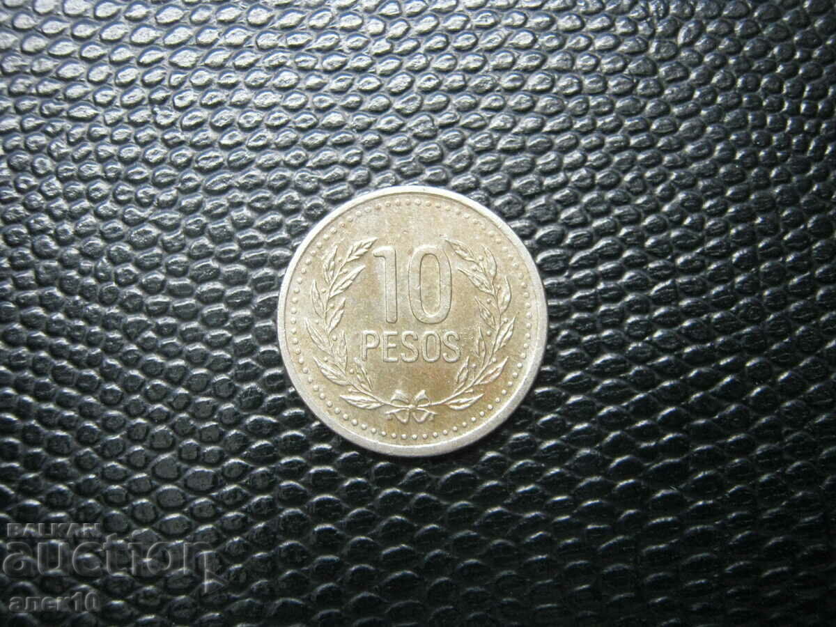 Колумбия  10  песо   1994