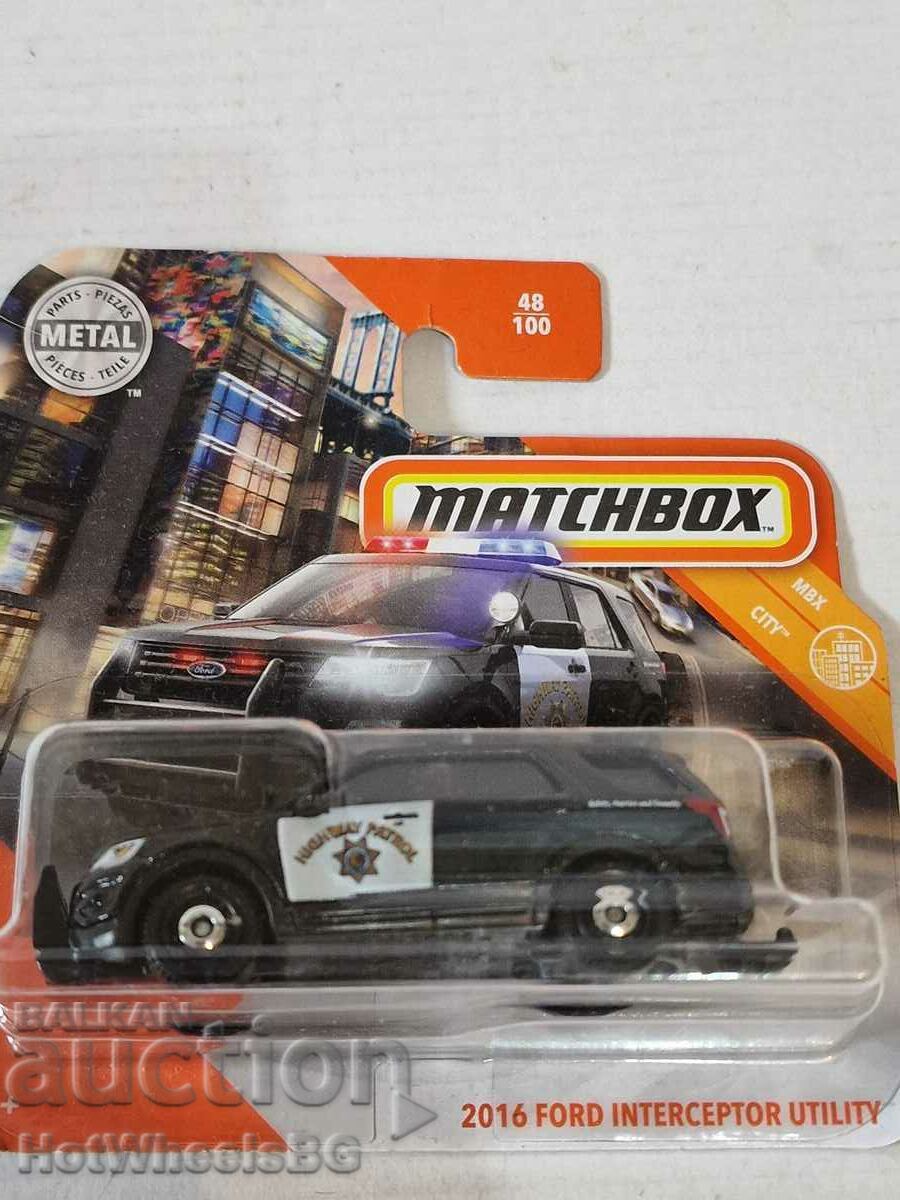 Matchbox - No. MB 1179-2016 FORD INTERCEPTOR UTILITY - 6 Matchbox - No. MB 1179-2016 FORD INTERCEPTOR UTILITY - 6