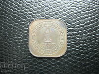 Malaya 1 cent 1945