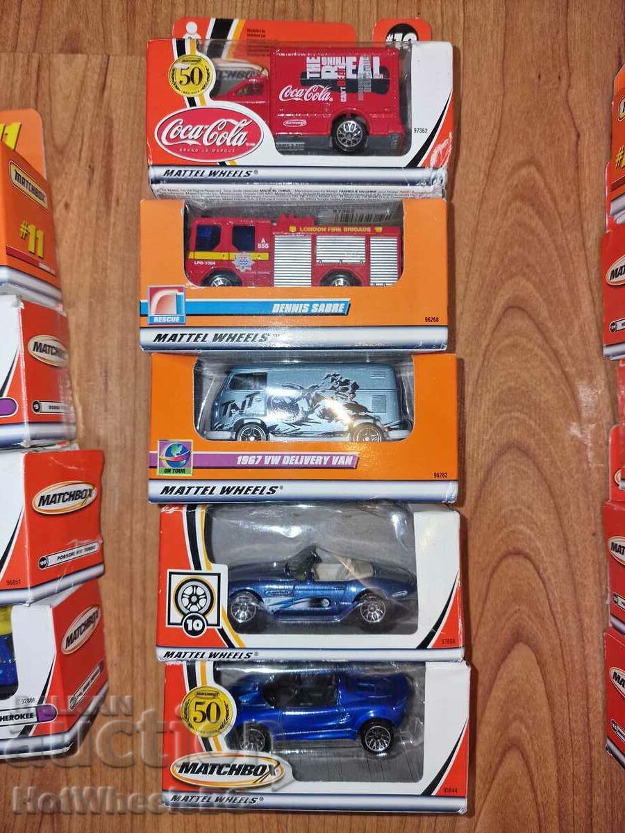 Auction  Matchbox - Set of brand new metal trolleys 14 pcs.